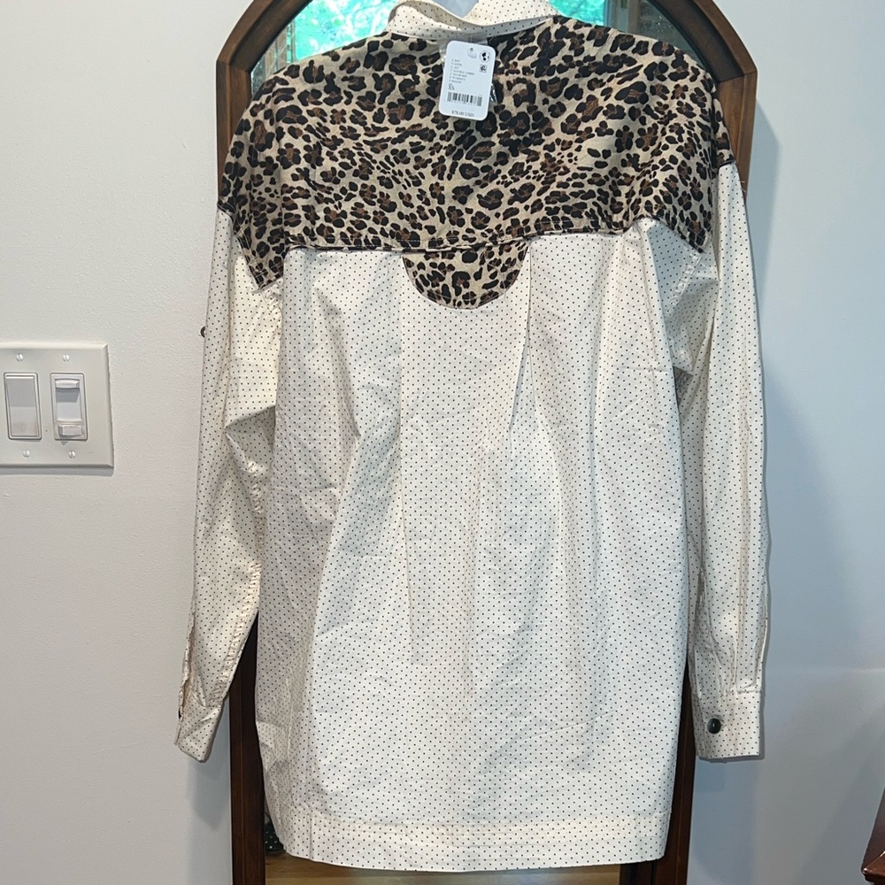 Free People Milk & Cookies Sleep Shirt NWT XS - Picture 4 of 8